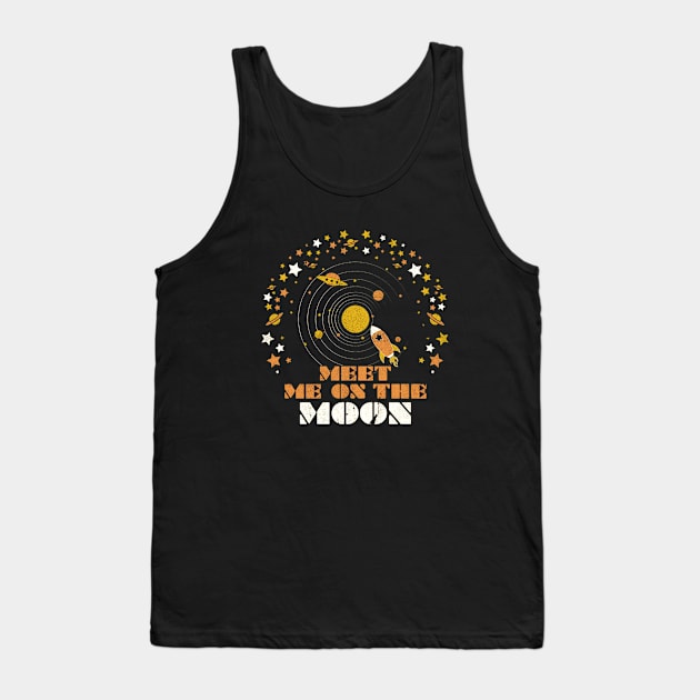 Meet me on the Moon Tank Top by Bekker